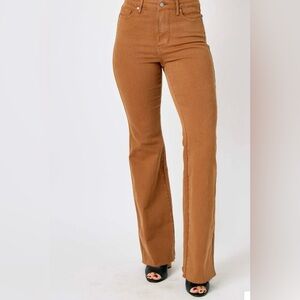 Women's Brown Flare Jeans